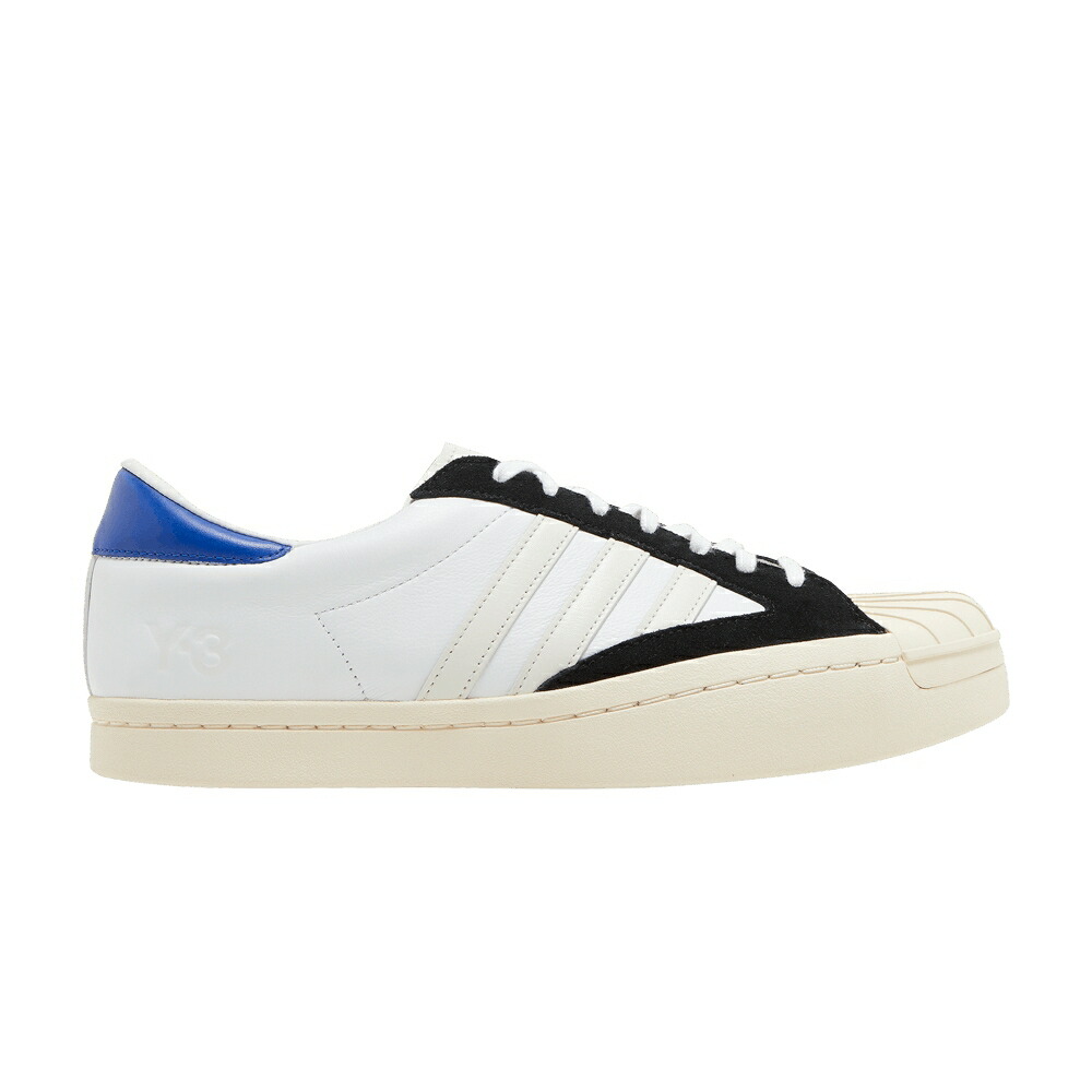 アディダス 白色 ホワイト 'WHITE BLUE' スニーカー メンズ ADIDAS Y-3 YOHJI STAR BOLD / CLOUD WHITE CHALK WHITE BOLD