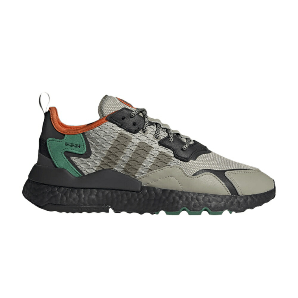アディダス ジョガーパンツ コア 黒色 ブラック 緑 グリーン ESAME スニーカー メンズ ADIDAS NITE JOGGER / SESAME CORE BLACK BOLD GREEN