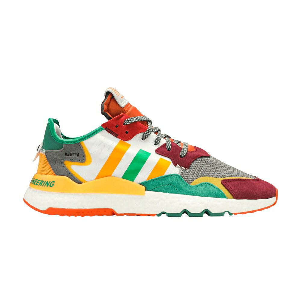アディダス 白いこと 白いこと ジョガーパンツ レアル ゴールド \u0027REAL GOLD\u0027 スニーカー メンズ ADIDAS WHITE MOUNTAINEERING X NITE JOGGER / CLOUD WHITE REAL GOLD COLLEGIATE