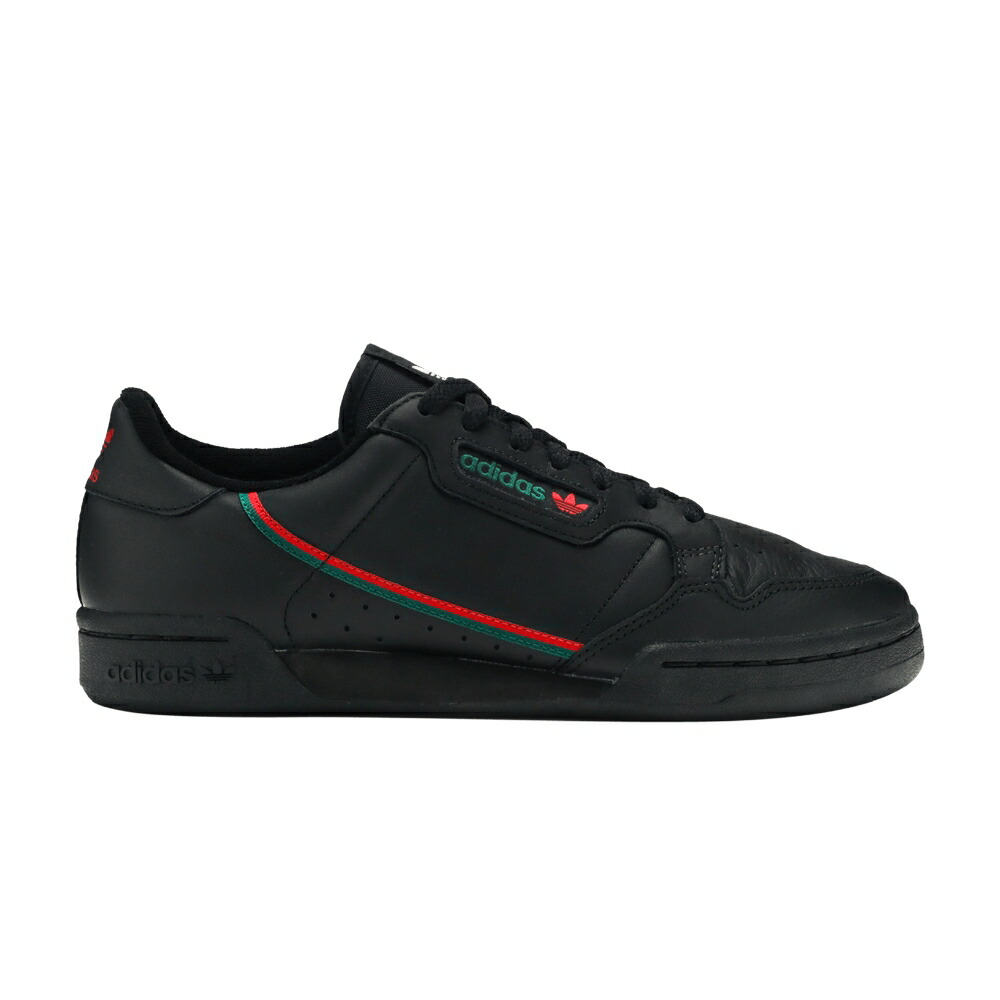 アディダス 黒色 ブラック コア 緑 グリーン BLACK GREEN スニーカー メンズ ADIDAS CONTINENTAL 80 SCARLET / BLACK SCARLET CORE GREEN