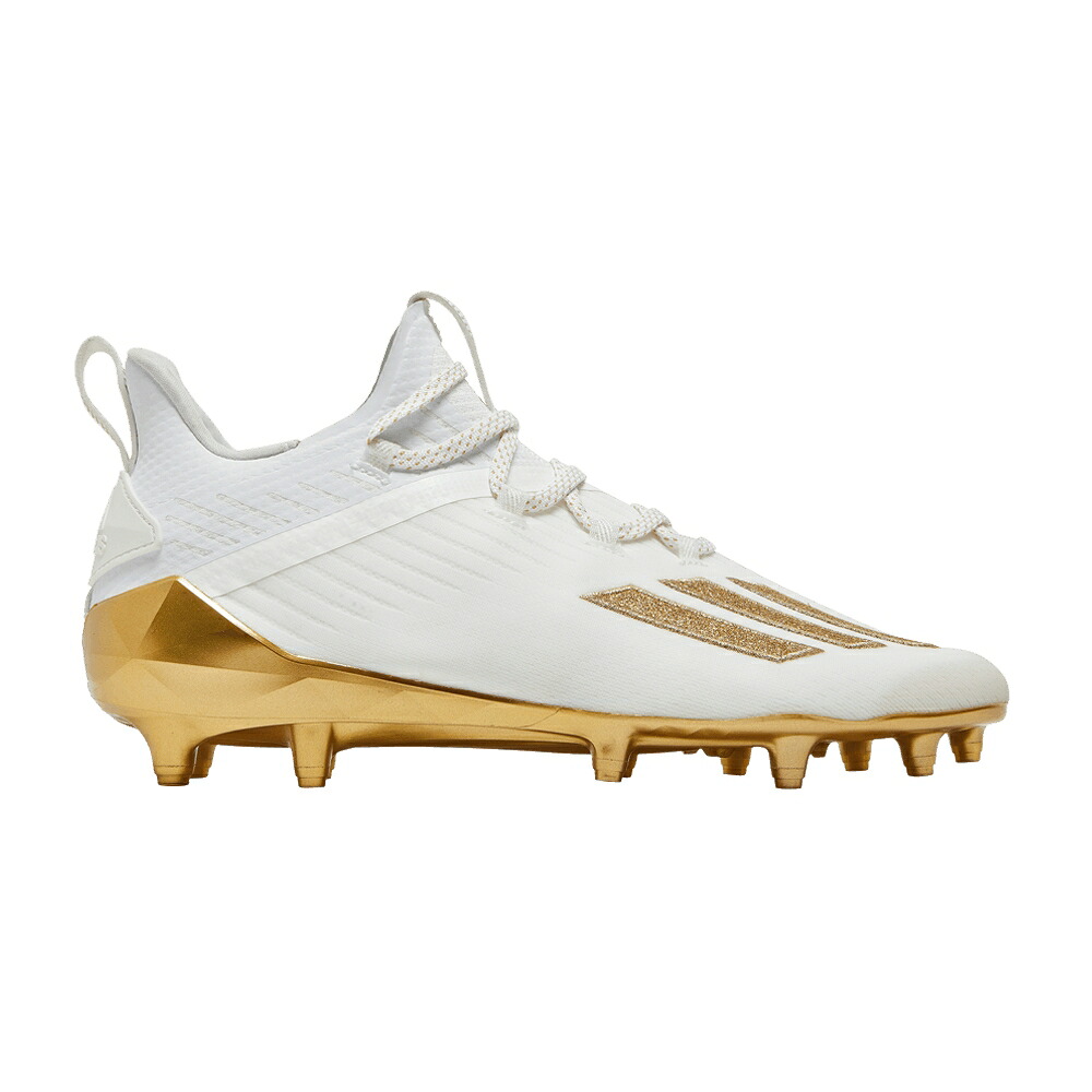 アディダス アディゼロ 白いこと 白いこと ゴールド \u0027WHITE GOLD\u0027 スニーカー メンズ ADIDAS ADIZERO CLEAT METALLIC / CLOUD WHITE GOLD METALLIC GOLD
