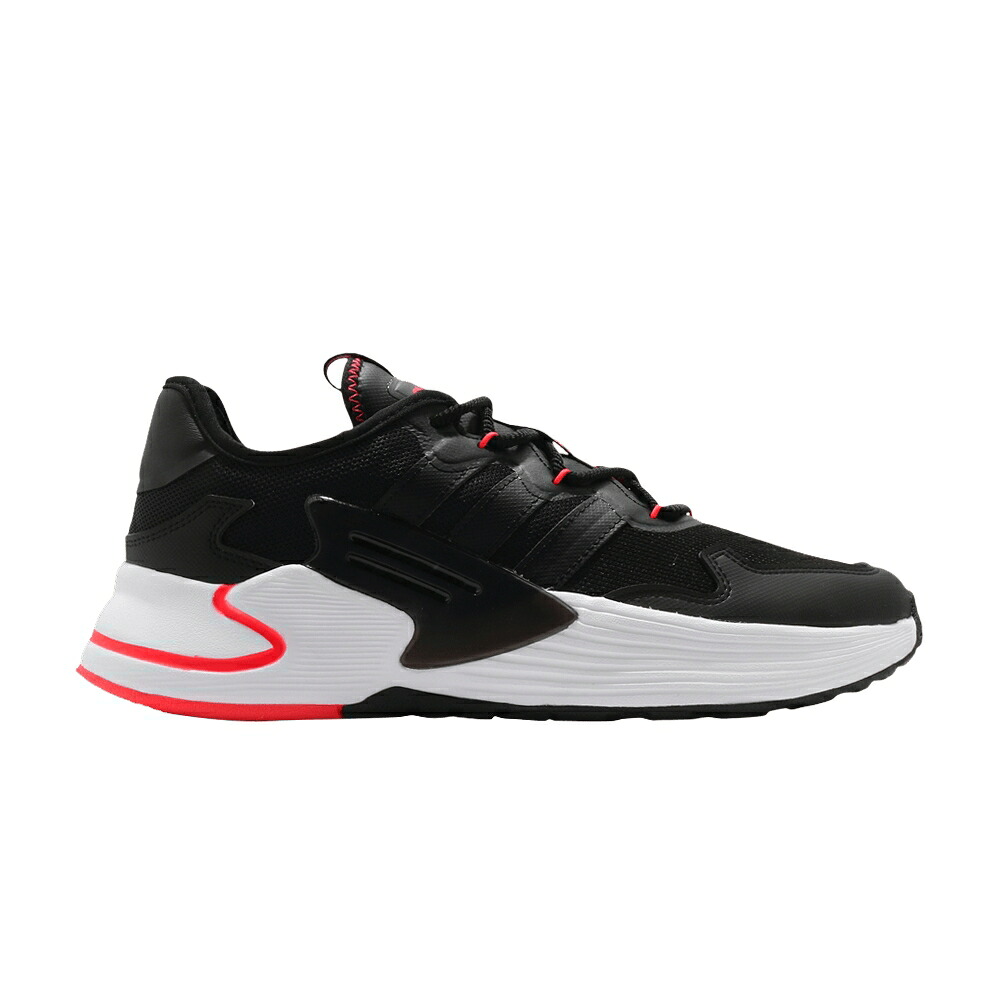 アディダス 黒色 ブラック 白色 ホワイト 橙 オレンジ 'BLACK ORANGE' スニーカー メンズ ADIDAS ROAMER / BLACK WHITE ORANGE|スニケス