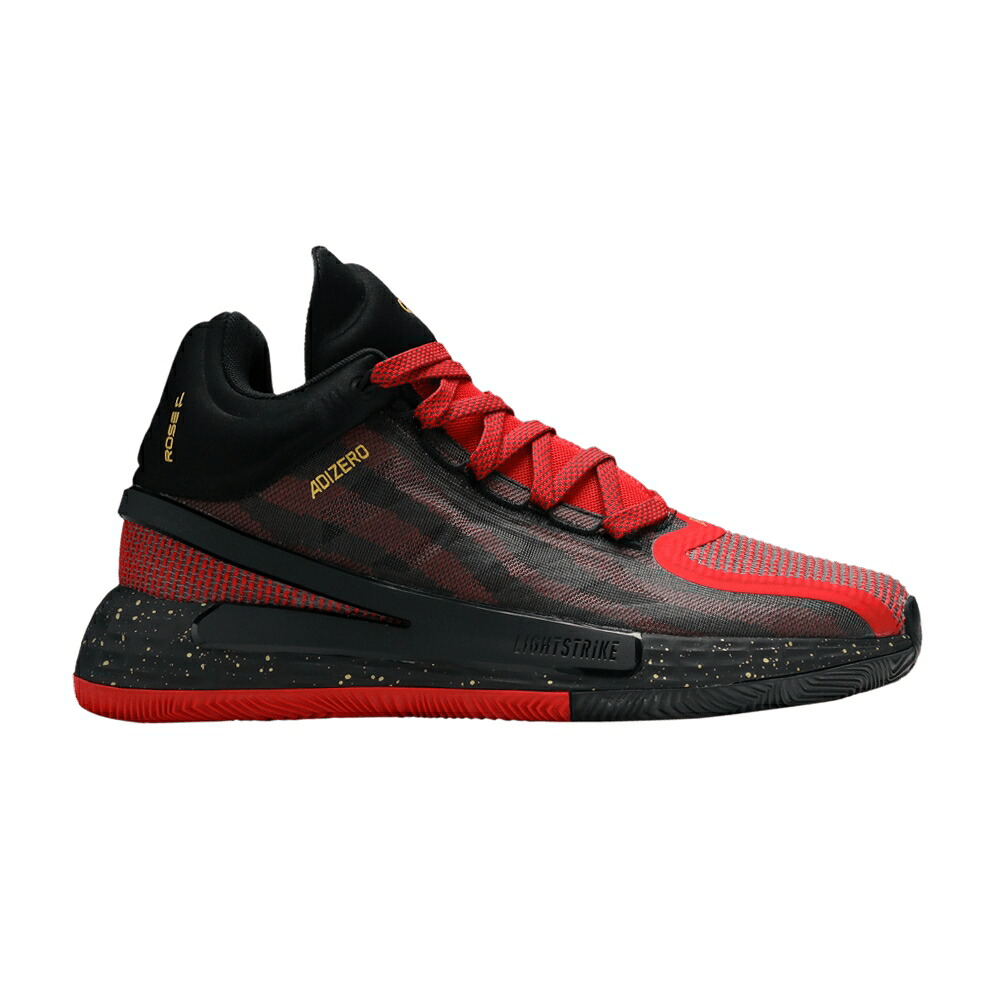 アディダス サクラ色 中核グループ 黒いこと 黒いこと ゴールド \u0027CHINESE YEAR\u0027 スニーカー メンズ ADIDAS D ROSE 11 NEW / CORE BLACK SCARLET GOLD METALLIC