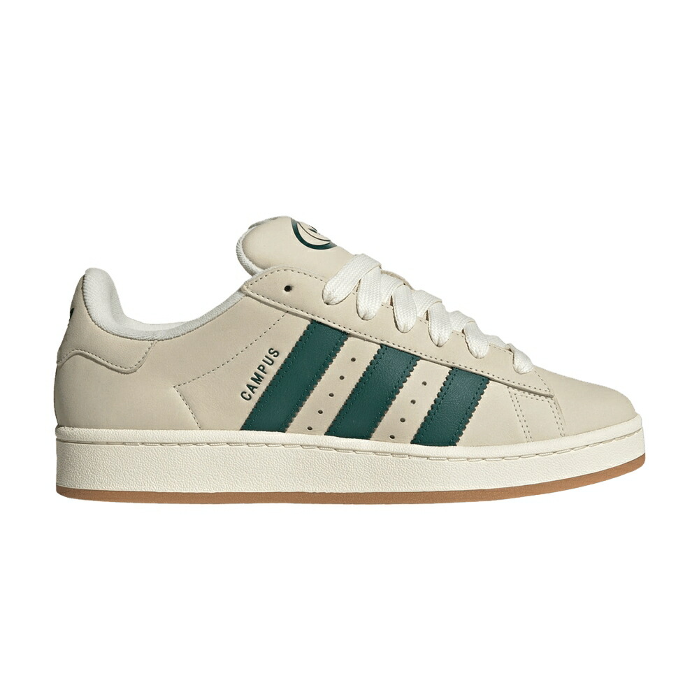 アディダス キャンパス クリーム 白色 ホワイト 緑 グリーン CREAM GREEN スニーカー メンズ ADIDAS CAMPUS 00S COLLEGIATE / CREAM WHITE COLLEGIATE GREEN OFF