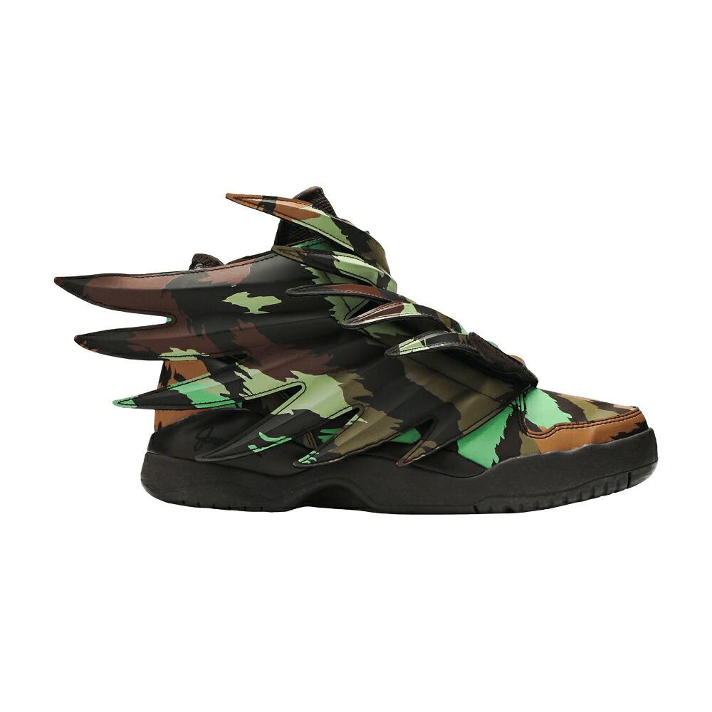 アディダス 3.0 \u0027SAUVAGE\u0027 スニーカー メンズ ADIDAS JS WINGS PRINT / BLKWHI BLKWHI BLKWHI