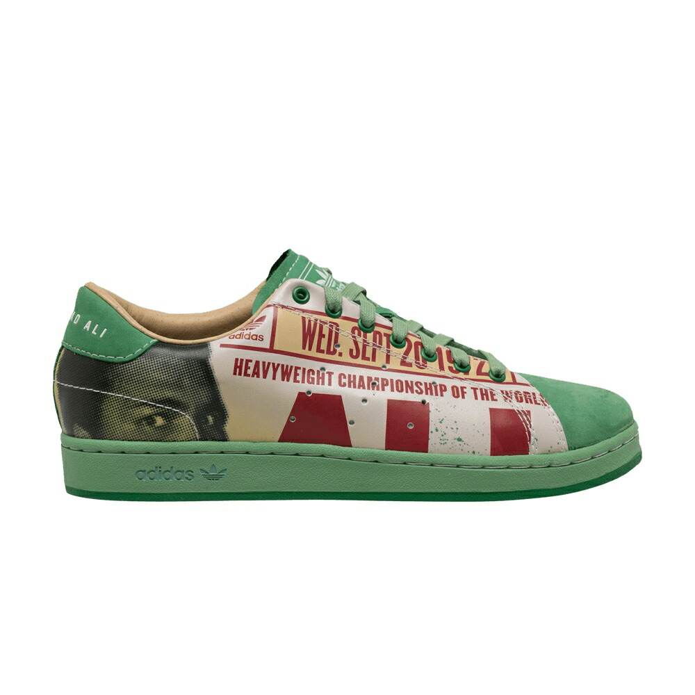 アディダス 古典派音楽 白いこと 白いこと \u0027FAIRWAY\u0027 スニーカー メンズ ADIDAS ALI CLASSIC 2 / FAIRWAY ALOE VERDE RUNNING WHITE