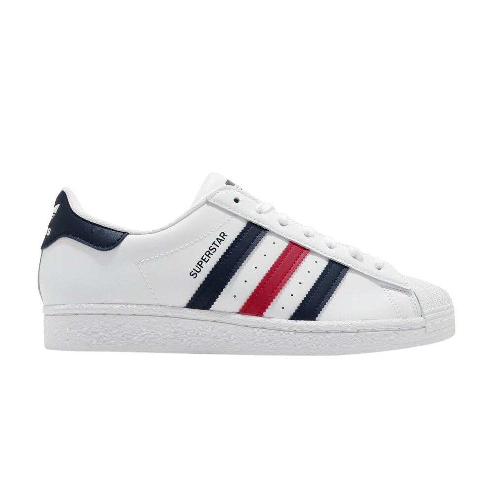 アディダス スーパースター 白色 ホワイト 'WHITE SCARLET' スニーカー メンズ ADIDAS SUPERSTAR / CLOUD WHITE SCARLET CLOUD WHITE