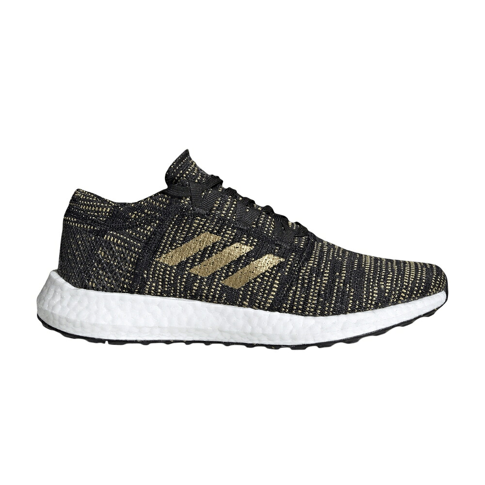 アディダス ゴールド 中核グループ 黒いこと 黒いこと 炭素 \u0027BLACK METALLIC\u0027 スニーカー レディース ADIDAS WMNS PUREBOOST GO GOLD / CORE BLACK GOLD METALLIC CARBON
