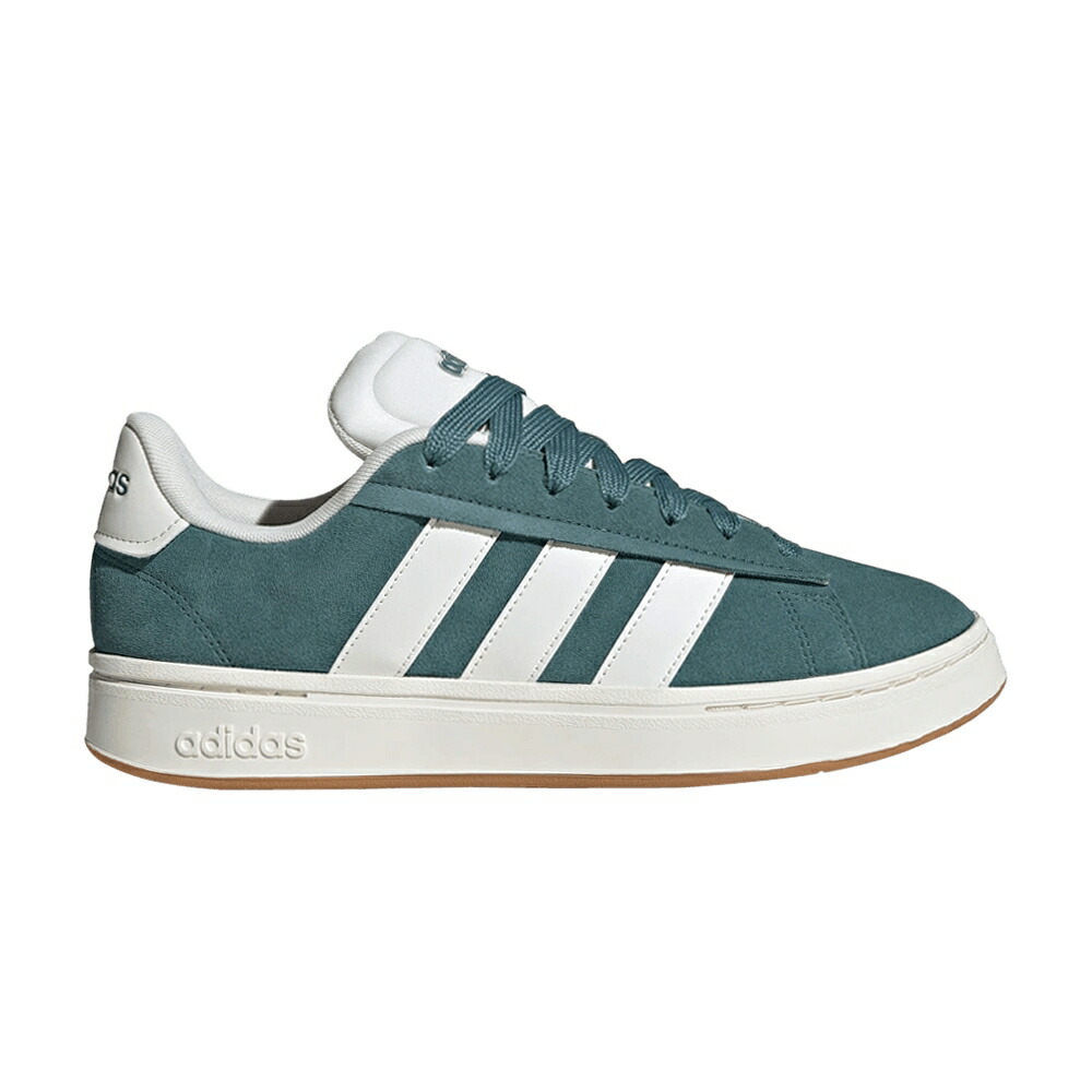 アディダス グランド コート アルファ 白色 ホワイト コア PRELOVED GUM スニーカー メンズ ADIDAS GRAND COURT ALPHA TEAL WHITE / PRELOVED TEAL CORE WHITE GUM