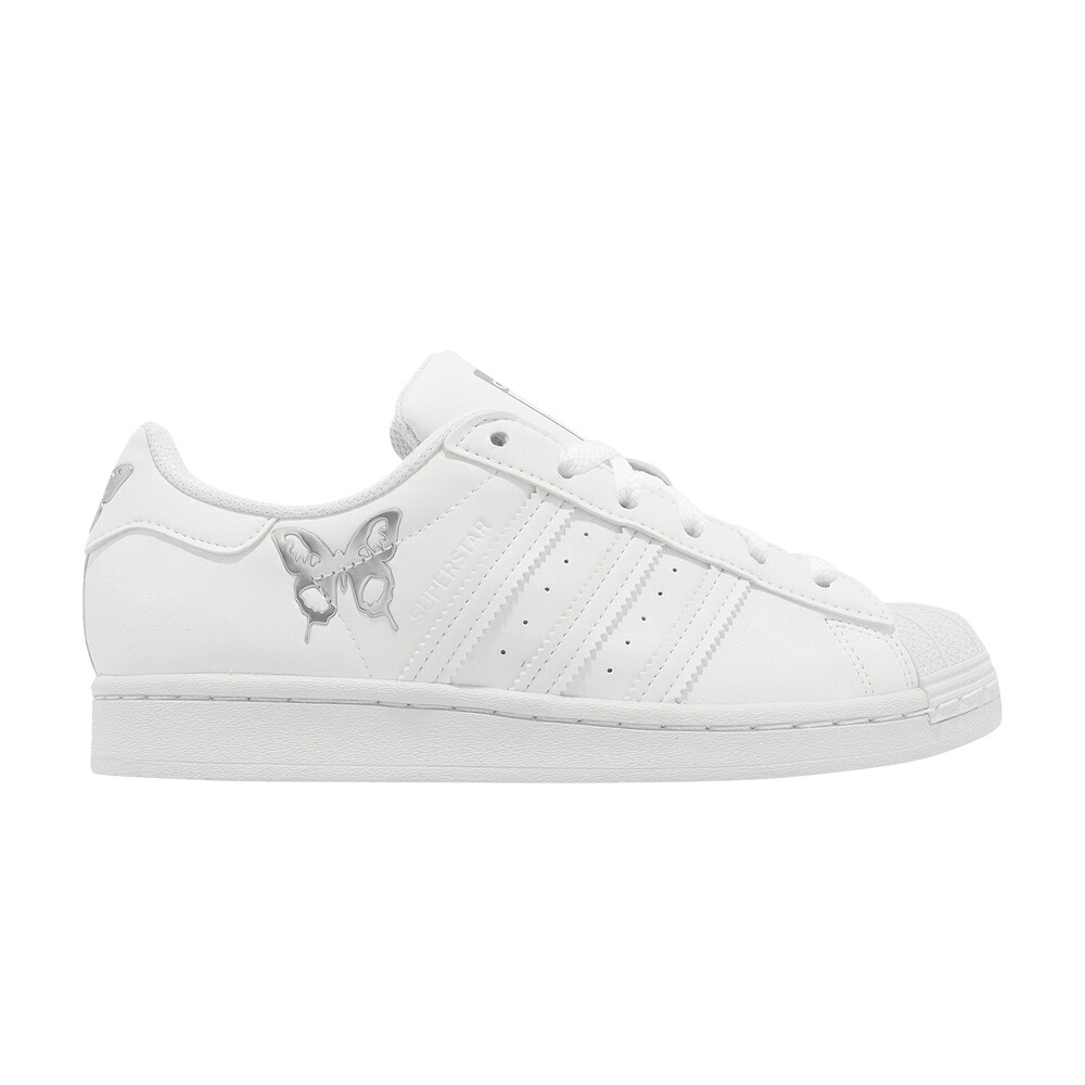 アディダス スーパースター 銀色 シルバー 白色 ホワイト 'WHITE BUTTERFLY' スニーカー レディース ADIDAS WMNS SUPERSTAR MATTE SILVER / CLOUD WHITE CLOUD WHITE MATTE｜スニケス 52,440円