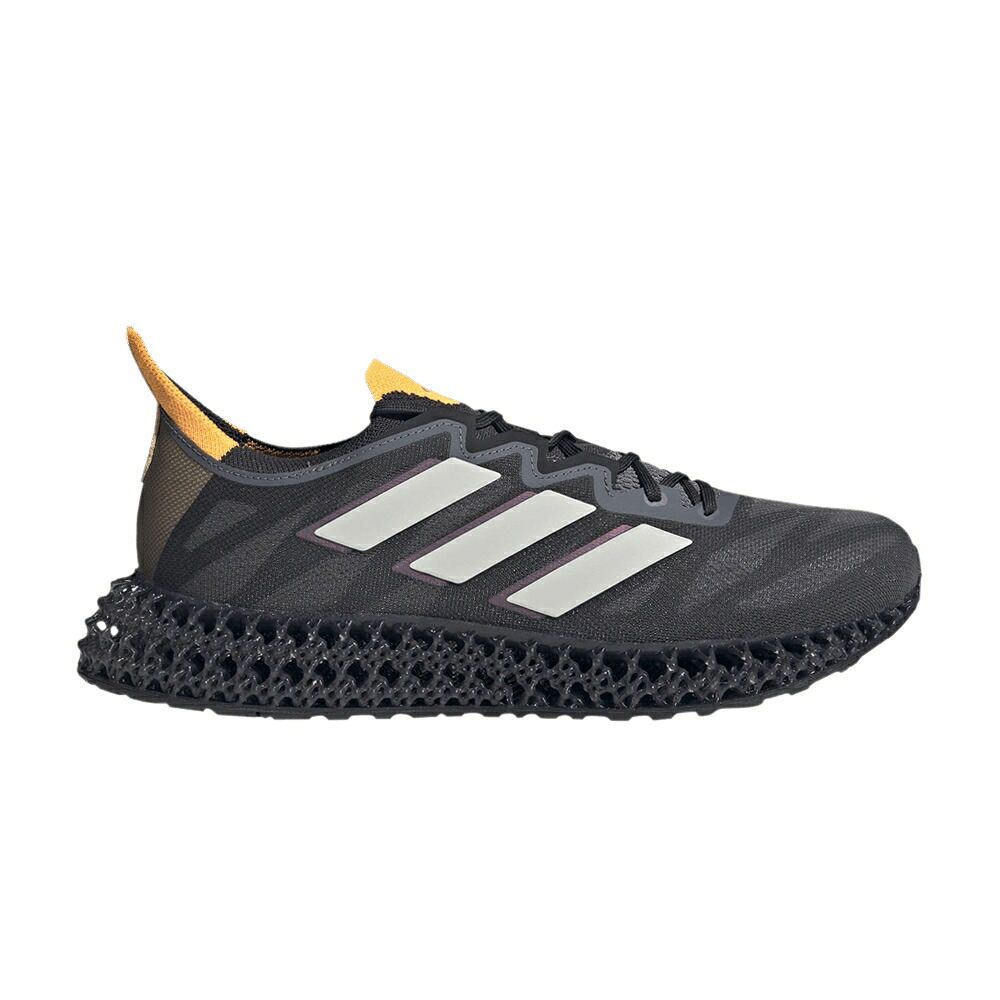 アディダス 薄墨色 薄墨色 絶無 \u0027GREY ORANGE\u0027 スニーカー メンズ ADIDAS 4DFWD 3 FLASH / GREY FOUR ZERO METALLIC FLASH