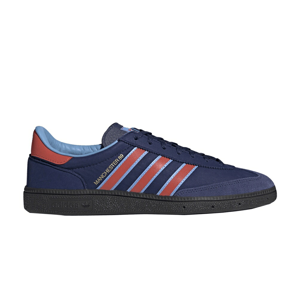 アディダス 青味 青み 赤 赤いこと \u0027DARK BLUE\u0027 スニーカー メンズ ADIDAS MANCHESTER 89 SPZL / DARK BLUE BRIGHT RED LIGHT BLUE