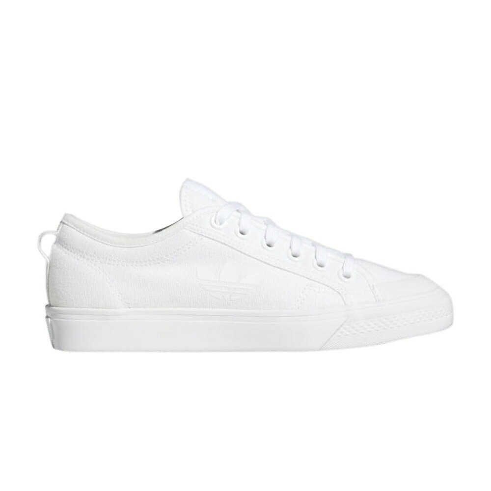 アディダス トレフォイル 白色 ホワイト 'TRIPLE WHITE' スニーカー レディース ADIDAS WMNS NIZZA TREFOIL / CLOUD WHITE CLOUD WHITE CLOUD