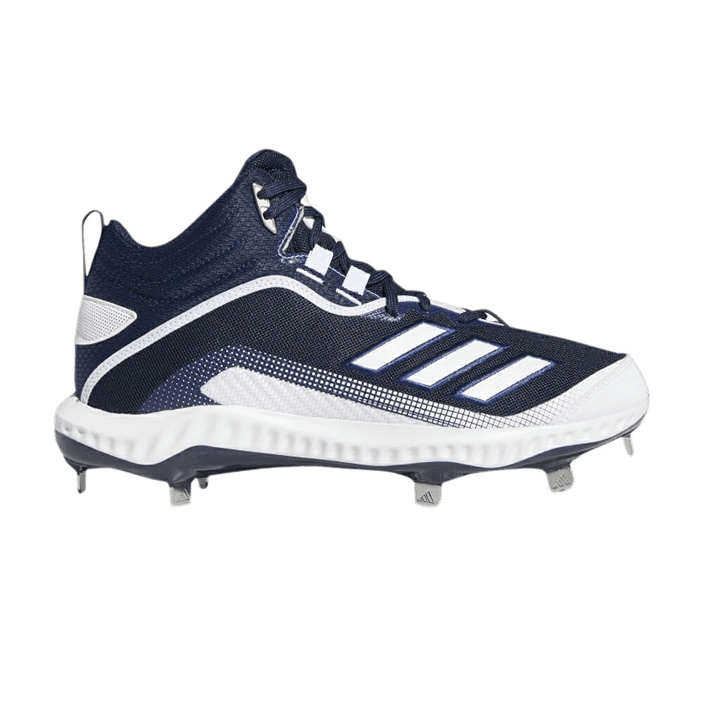 アディダス アイコン バウンス ミッド チーム 紺色 ネイビー 白色 ホワイト 'TEAM NAVY' スニーカー メンズ ADIDAS ICON 6 BOUNCE MID / TEAM NAVY CLOUD WHITE CLOUD