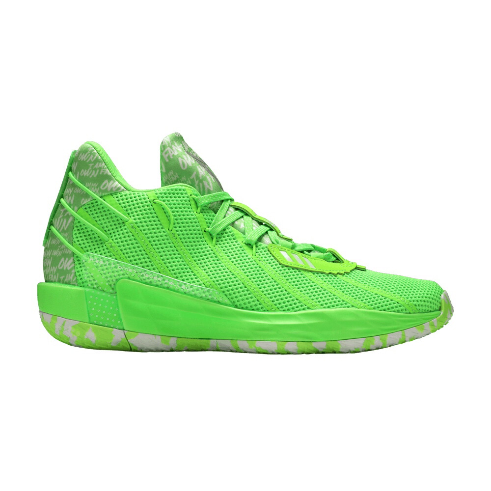 アディダス 緑 緑であること 白いこと 白いこと \u0027I GREEN\u0027 スニーカー メンズ ADIDAS DAME 7 AM MY OWN FAN - SOLAR / SOLAR GREEN CLOUD WHITE SOLAR