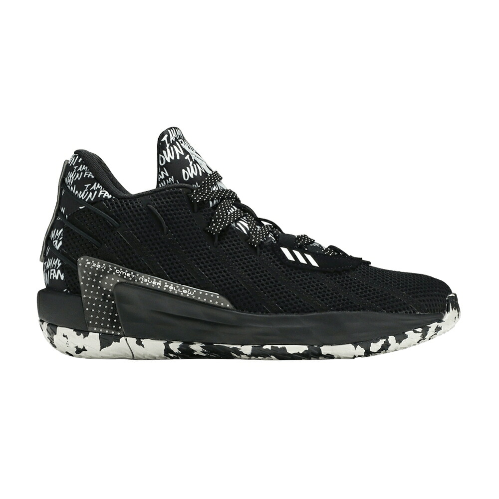 アディダス 中核グループ 黒いこと 黒いこと しろがね色 しろがね色 \u0027I BLACK\u0027 スニーカー メンズ ADIDAS DAME 7 AM MY OWN FAN - CORE / CORE BLACK SILVER METALLIC CORE