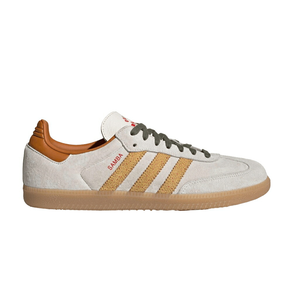 アディダス サンバ クリーム 白色 ホワイト 赤 レッド 'TAIWANESE CUTLET' スニーカー メンズ ADIDAS SAMBA OG FRIED CHICKEN / OAT CREAM WHITE RED 46,140円