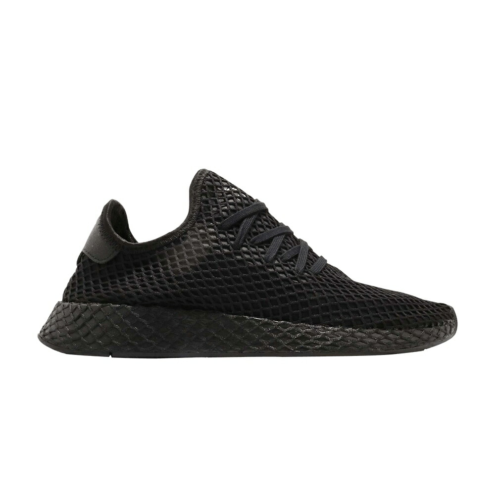 アディダス コア 黒色 ブラック DOUBLE BLACK スニーカー メンズ ADIDAS DEERUPT / CORE BLACK CORE BLACK FOOTWEAR