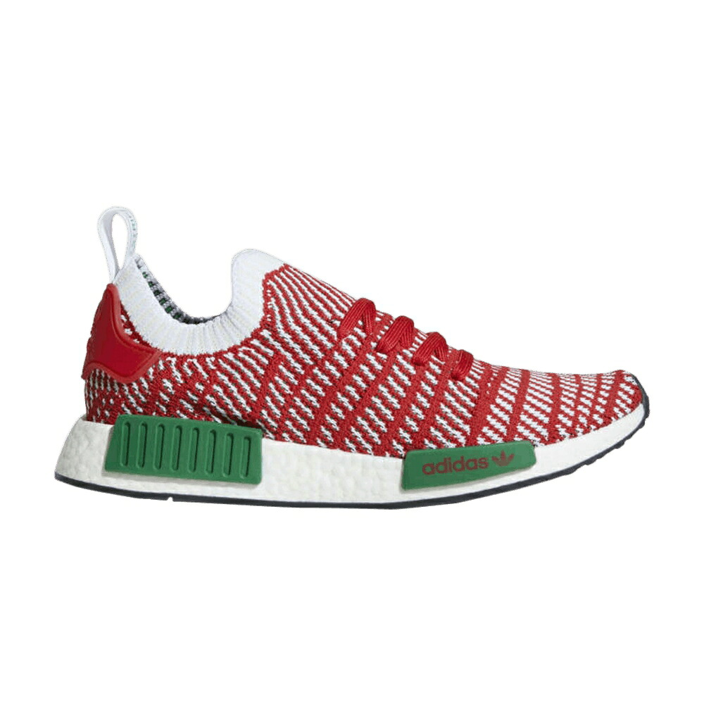 アディダス 赤 赤いこと 白いこと 白いこと NMD_R1 \u0027CHRISTMAS\u0027 スニーカー メンズ ADIDAS STLT PRIMEKNIT / COLLEGIATE RED CLOUD WHITE BOLD