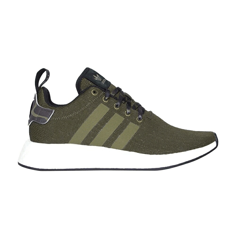 アディダス 黒いこと 黒いこと オリーブ 積貨委託貨物 NMD_R2 \u0027OLIVE CARGO\u0027 スニーカー メンズ ADIDAS / BLACK OLIVE CARGO BLACK