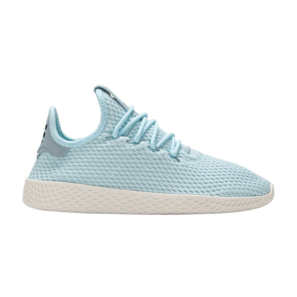 アディダス 庭球 青み 青色 白いこと 白いこと \u0027ICE BLUE\u0027 スニーカー メンズ ADIDAS PHARRELL X TENNIS HU J / ICE BLUE ICE BLUE FOOTWEAR WHITE