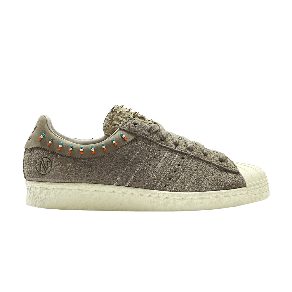 アディダス スーパースター 茶色 ブラウン 白色 ホワイト スニーカー メンズ ADIDAS INVINCIBLE X SUPERSTAR 90V / BROWN BROWN WHITE