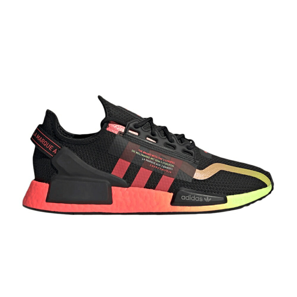 アディダス コア 黒色 ブラック ピンク NMD_R1 WATERMELON GRADIENT スニーカー メンズ ADIDAS V2 PACK - / CORE BLACK SIGNAL PINK SIGNAL