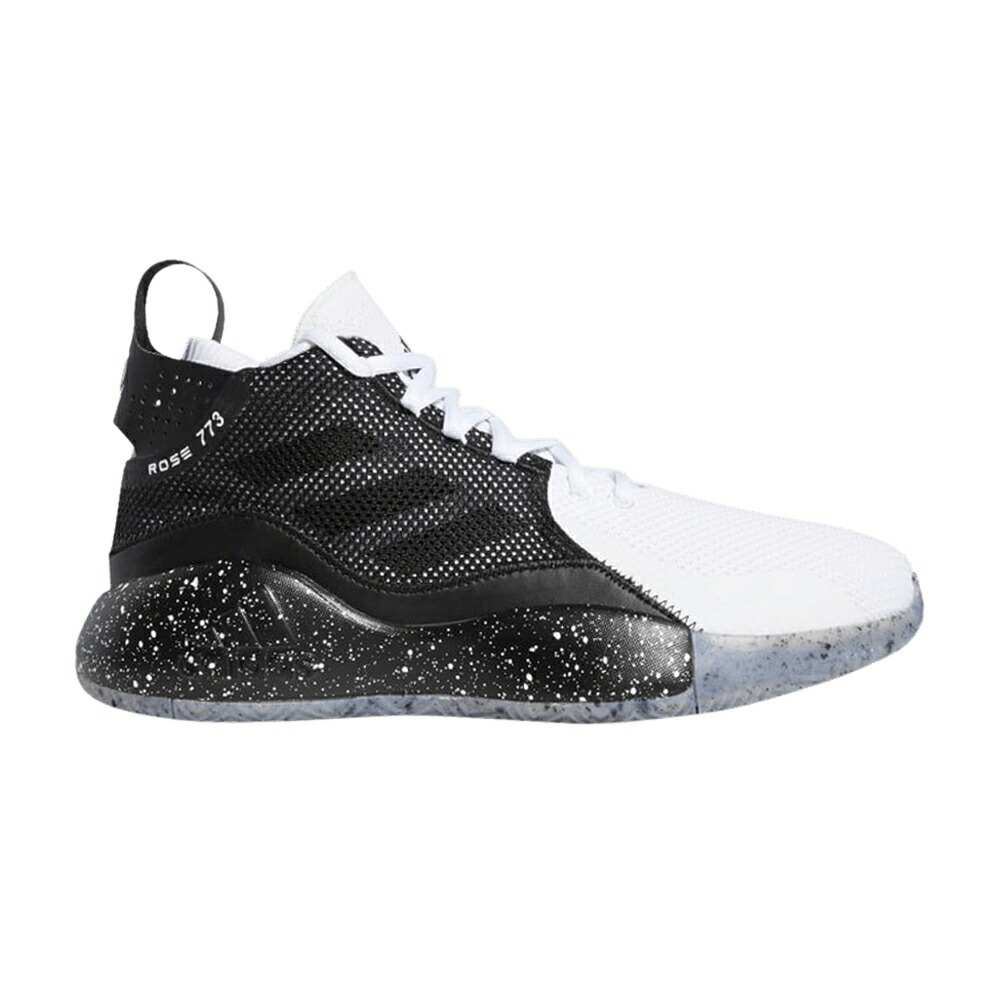 アディダス ローズ 白色 ホワイト コア 黒色 ブラック WHITE BLACK スニーカー メンズ ADIDAS D ROSE 773 2020 / CLOUD WHITE CORE BLACK CLOUD
