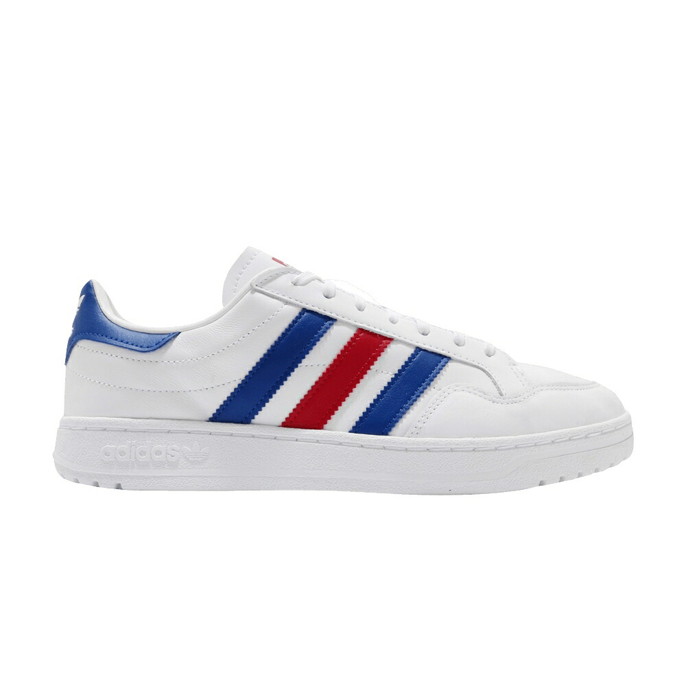 アディダス チーム コート 白色 ホワイト 青色 ブルー 'WHITE SCARLET' スニーカー メンズ ADIDAS TEAM COURT ROYAL / CLOUD WHITE ROYAL BLUE SCARLET