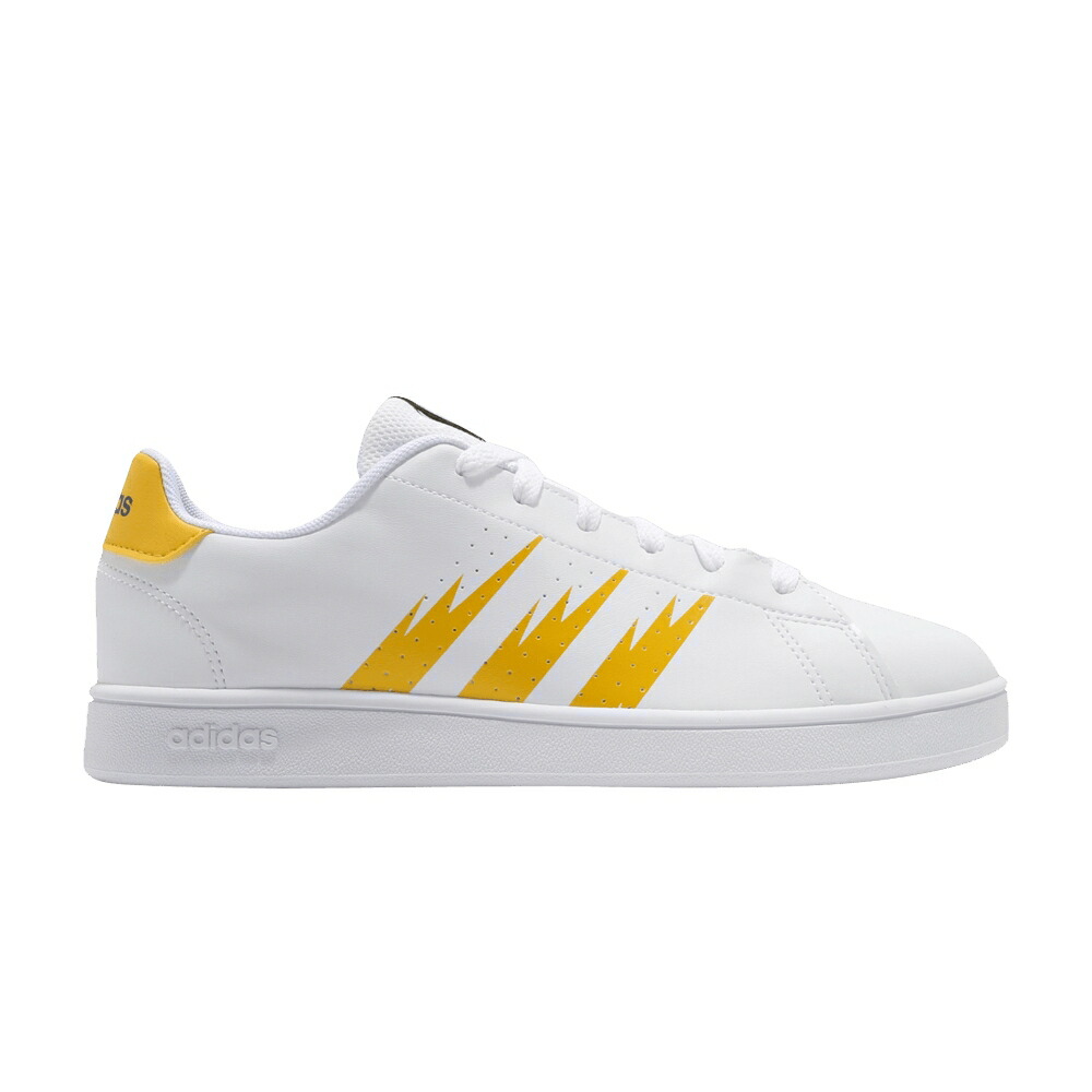 アディダス 白いこと 白いこと 黄味がかった 黄色 \u0027PIKACHU\u0027 スニーカー メンズ ADIDAS POKEMON X ADVANTAGE J / CLOUD WHITE EQUIPMENT YELLOW