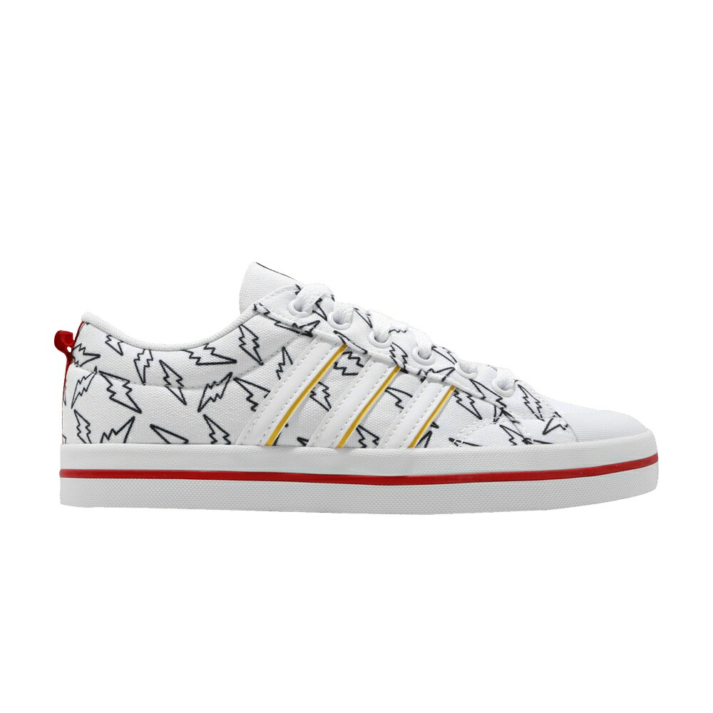 アディダス 白色 ホワイト THUNDER スニーカー メンズ ADIDAS POKEMON X BRAVADA J / CLOUD WHITE CLOUD WHITE SCARLET
