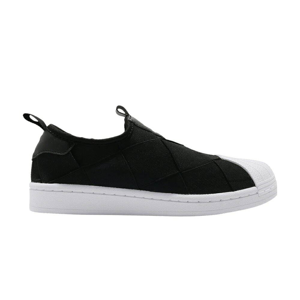アディダス スーパースター スリッポン コア 黒色 ブラック 白色 ホワイト ゴールド 'BLACK' スニーカー レディース ADIDAS WMNS SUPERSTAR SLIP-ON / CORE BLACK CLOUD WHITE GOLD|スニケス