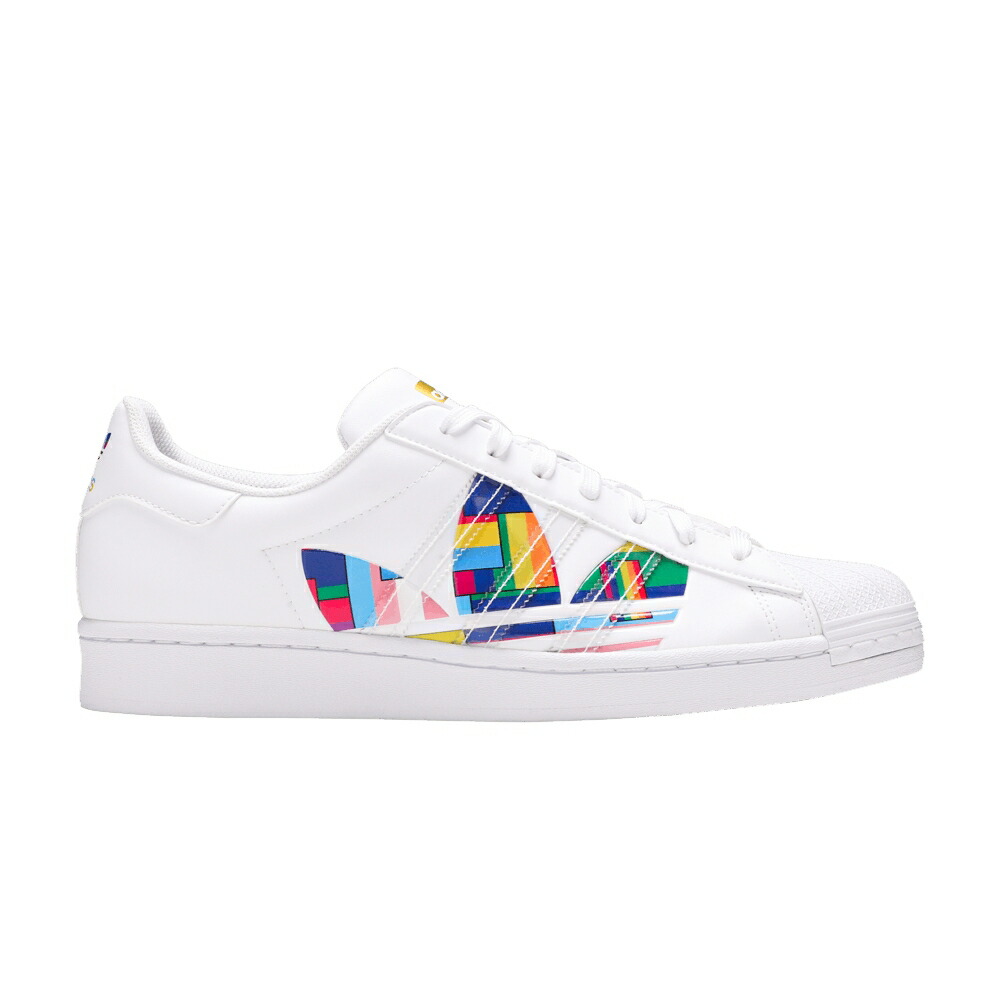 アディダス スーパースター 白色 ホワイト 'PRIDE' スニーカー メンズ ADIDAS SUPERSTAR / CLOUD WHITE CLOUD WHITE CLOUD