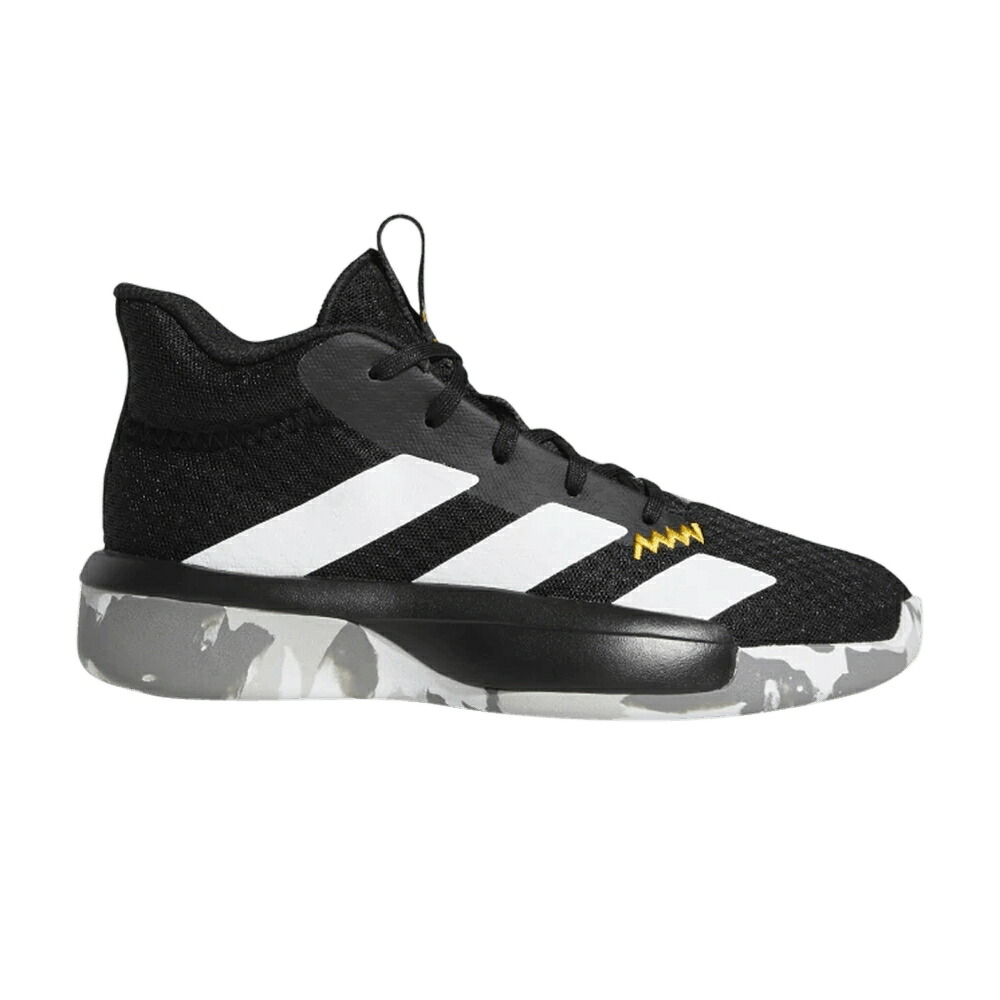 アディダス プロ 白色 ホワイト コア 黒色 ブラック 'BLACK GOLD' スニーカー メンズ ADIDAS PRO NEXT 2019 J WHITE / CORE BLACK CLOUD WHITE ACTIVE｜スニケス