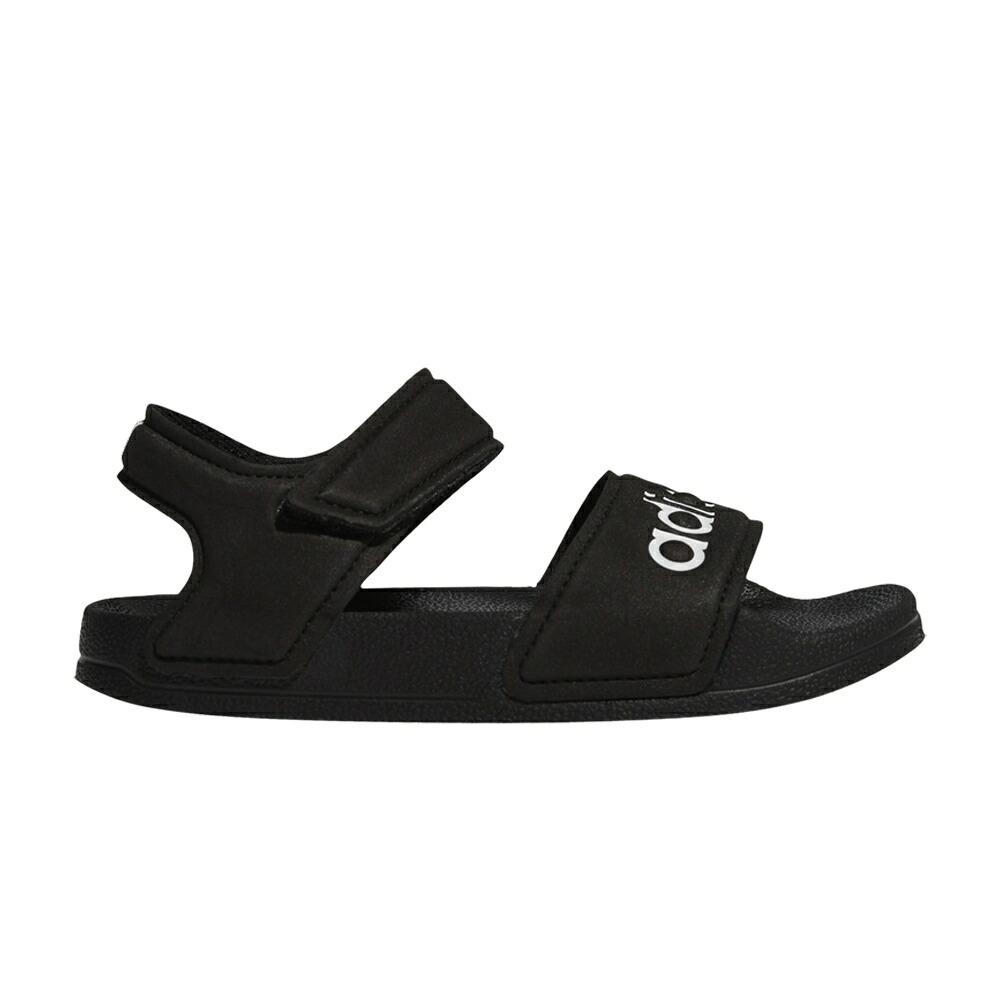 アディダス アディレッタ コア 黒色 ブラック 白色 ホワイト 'CORE BLACK' スニーカー メンズ ADIDAS ADILETTE SANDAL K / CORE BLACK FOOTWEAR WHITE CORE|スニケス