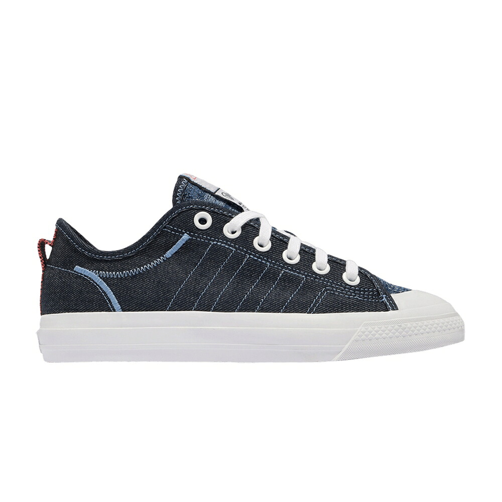 アディダス 白いこと 白いこと 青み 青色 \u0027WHITE BLUE\u0027 スニーカー メンズ ADIDAS NIZZA RF LOW LIGHT / FOOTWEAR WHITE LIGHT BLUE MESA