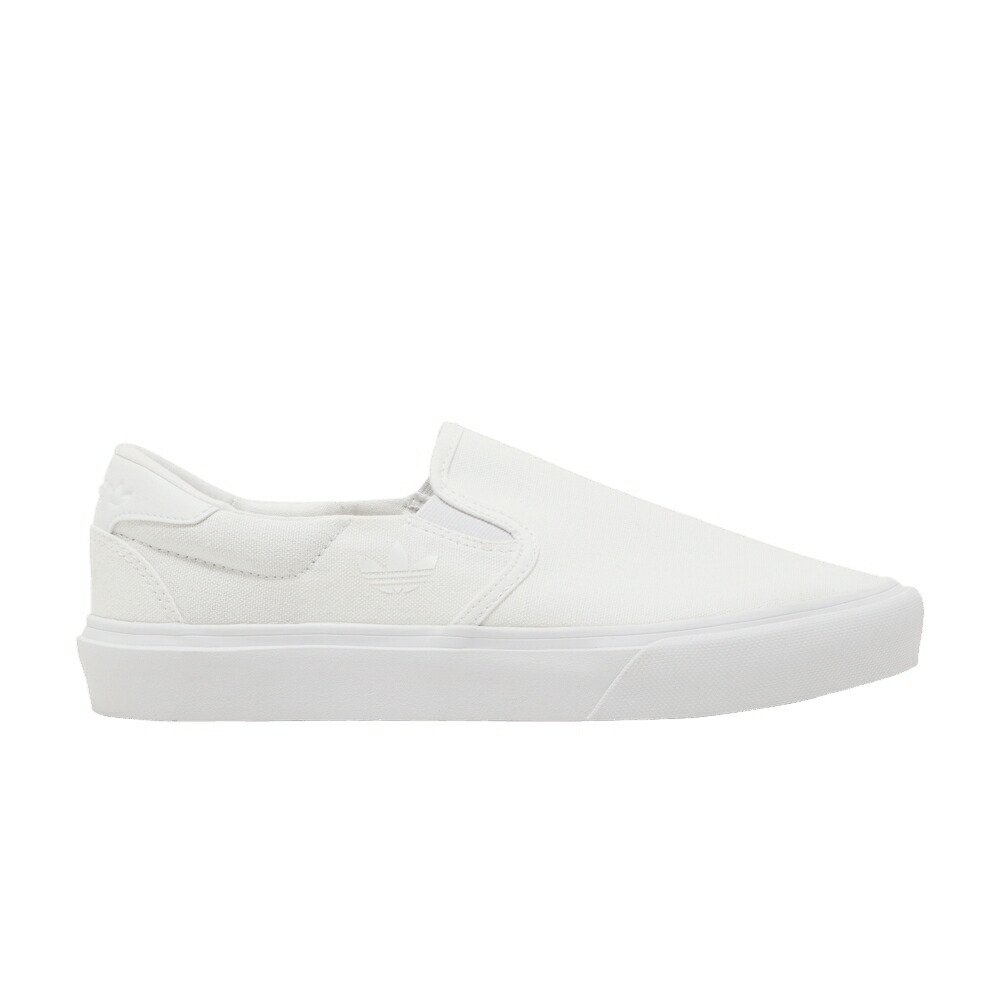 アディダス 厚地の外套 白いこと 白いこと 中核グループ \u0027CLOUD WHITE\u0027 スニーカー メンズ ADIDAS COURT RALLYE SLIP / CLOUD WHITE CLOUD WHITE CORE スニーカー-靴