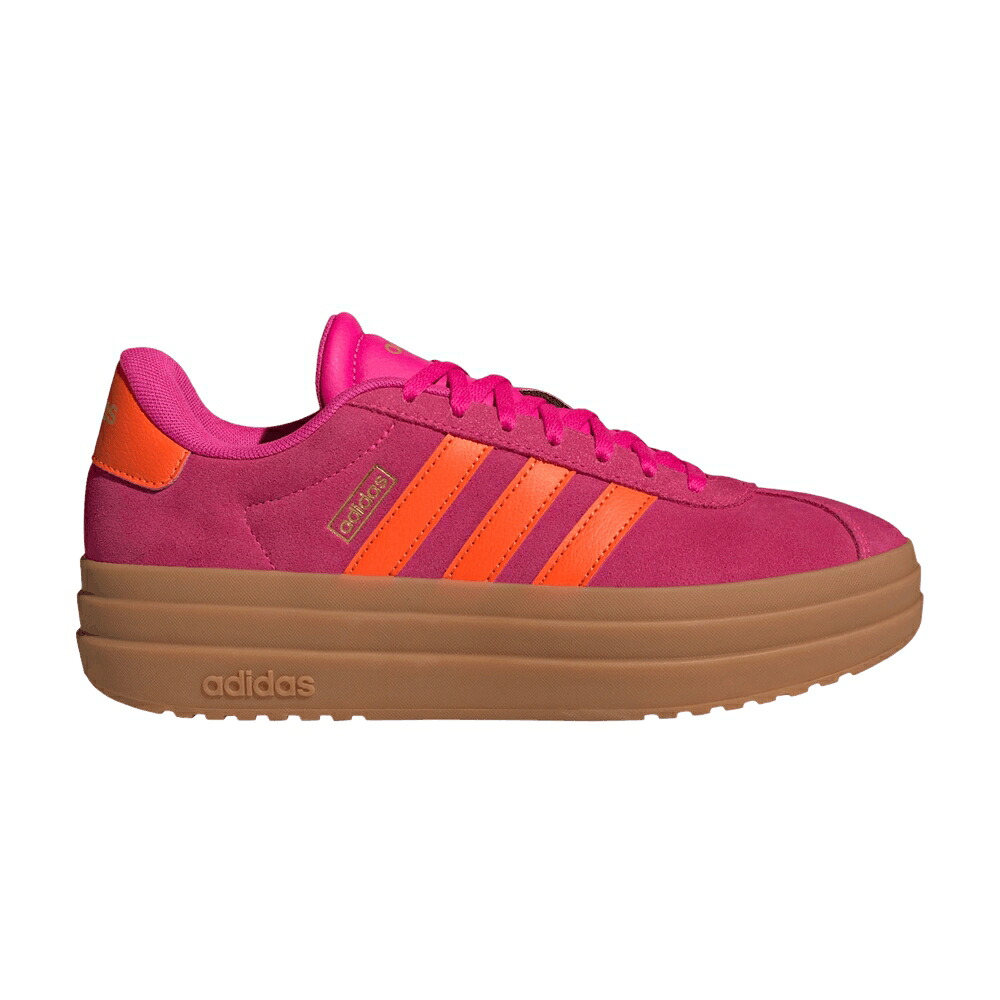 アディダス コート ショック ピンク 白色 ホワイト ゴールド 'SHOCK PINK' スニーカー レディース ADIDAS WMNS VL COURT BOLD / SHOCK PINK CLOUD WHITE GOLD｜スニケス