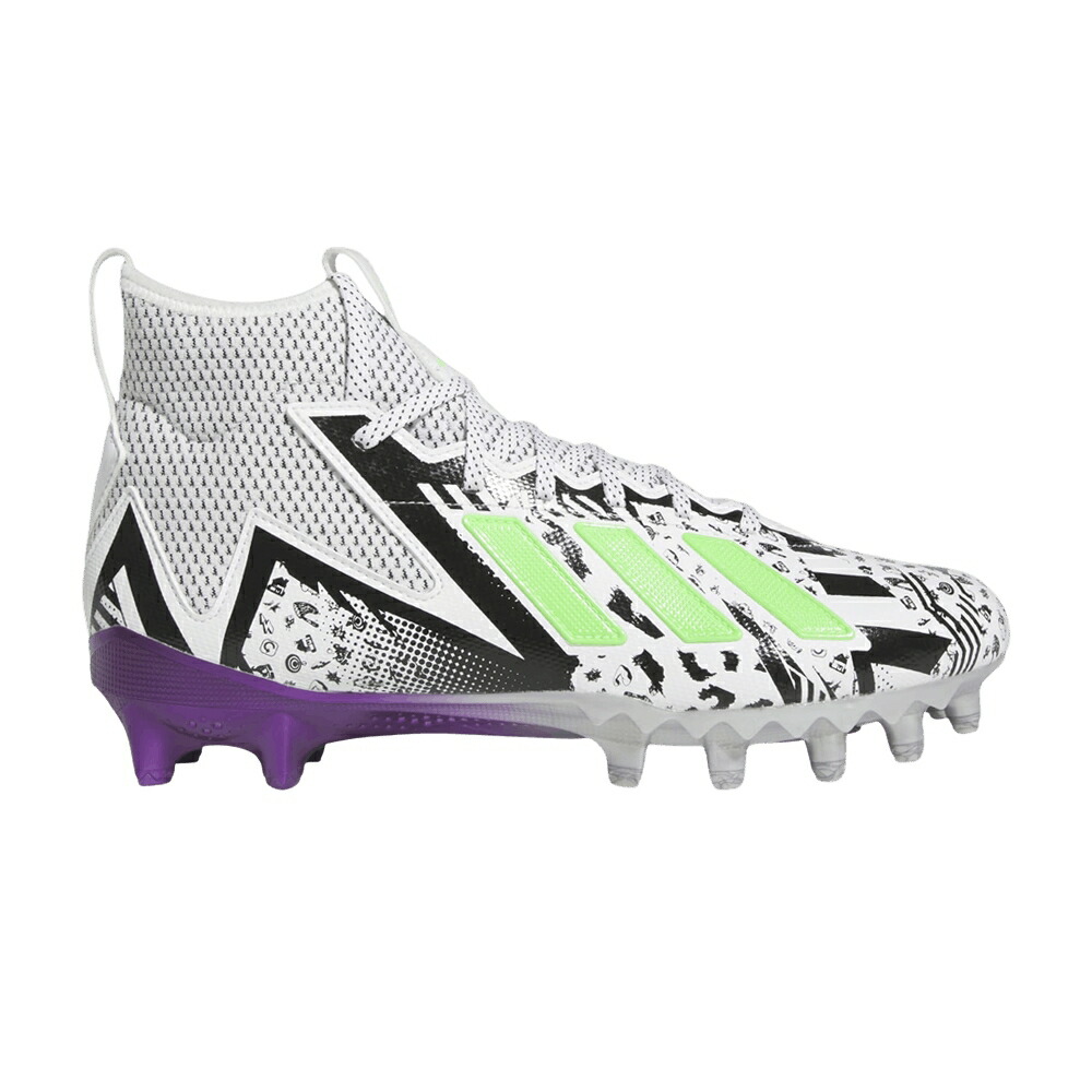 アディダス 白いこと 白いこと 野球クラブ 緑 緑であること \u0027MISMATCH\u0027 スニーカー メンズ ADIDAS FREAK 23 / CLOUD WHITE TEAM SOLAR GREEN