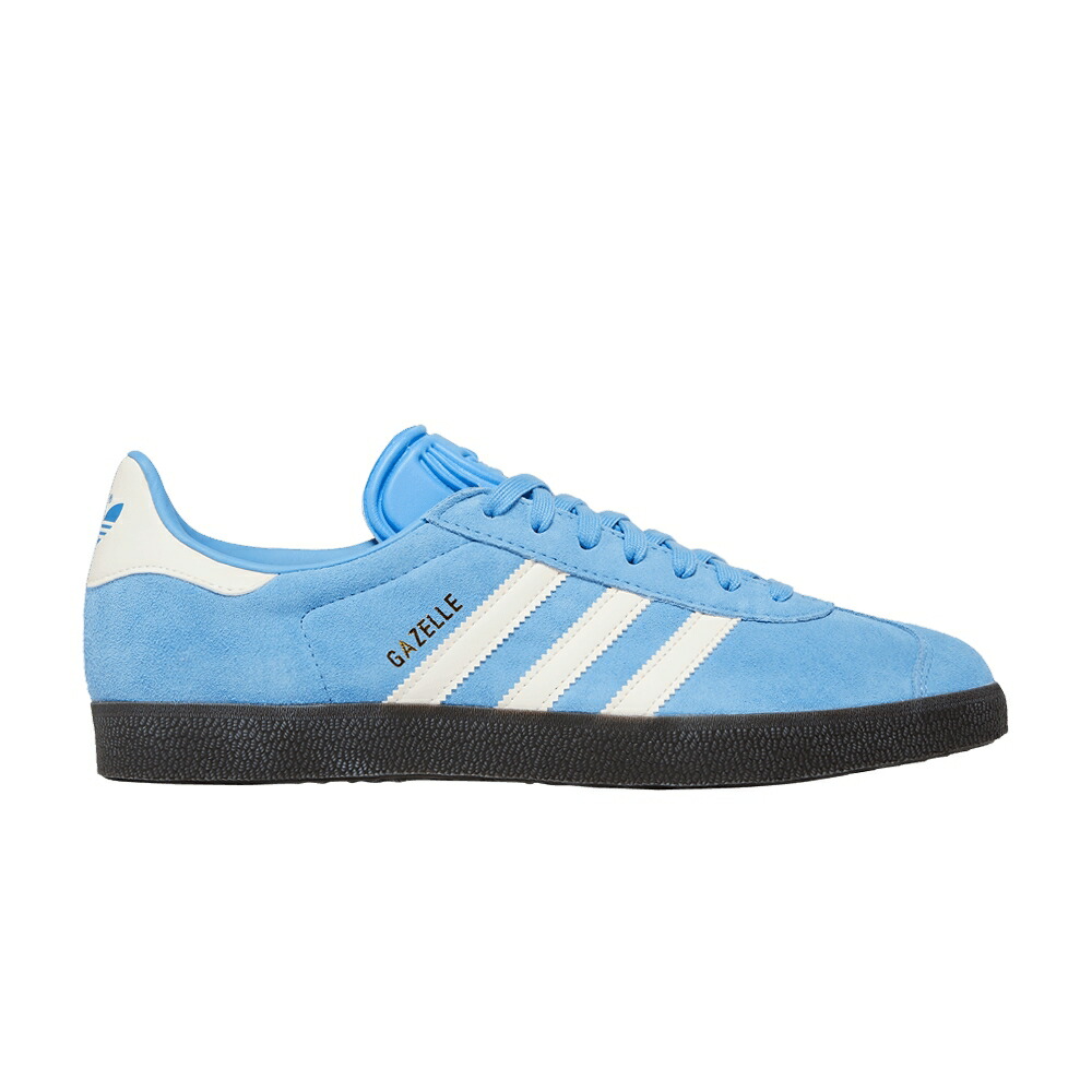 アディダス ガゼル 青味 青み 白いこと 白いこと ゴールド \u0027SKY GUM\u0027 スニーカー メンズ ADIDAS GAZELLE BLUE WHITE / GOLD METALLIC CHALK WHITE GUM