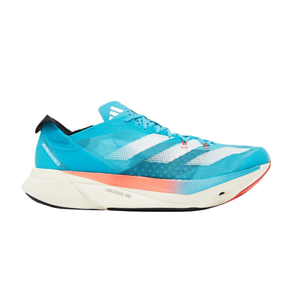 アディダス アディゼロ アディオス プロ シアン 白色 ホワイト LUCID CYAN スニーカー メンズ ADIDAS ADIZERO ADIOS PRO 3 / LUCID CYAN CLOUD WHITE BRIGHT