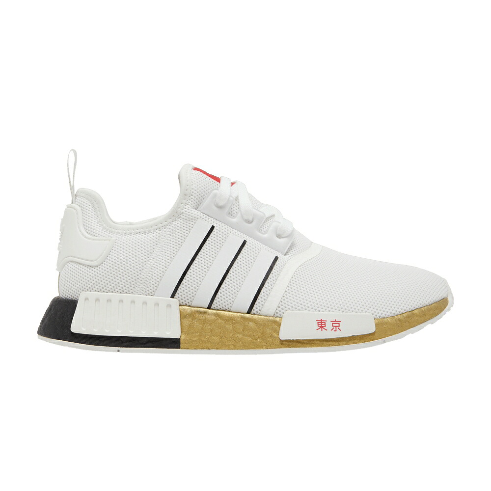 アディダス 白いこと 白いこと 中核グループ 黒いこと 黒いこと NMD_R1 \u0027UNITED TOKYO\u0027 スニーカー メンズ ADIDAS BY SNEAKERS - / CLOUD WHITE CORE BLACK SCARLET