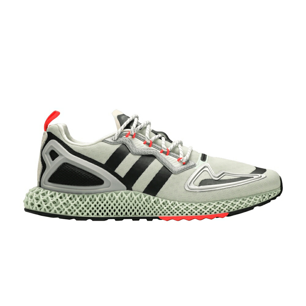 アディダス 白色 ホワイト コア 黒色 ブラック FAINT GREEN スニーカー メンズ ADIDAS ZX 2K 4D / CLOUD WHITE CORE BLACK SIGNAL