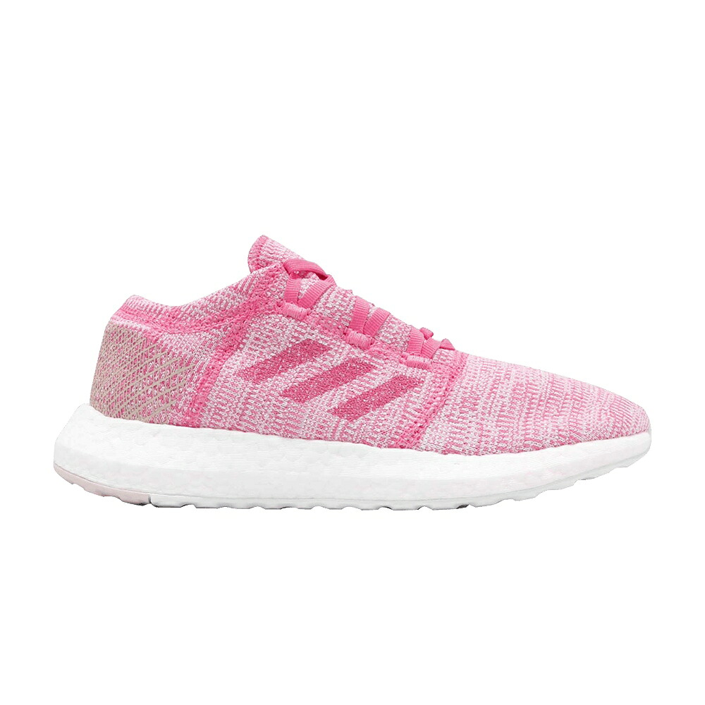 アディダス サクラ色 \u0027SEMA PINK\u0027 スニーカー メンズ ADIDAS PUREBOOST GO J SOLAR / SEMI SOLAR PINK SEMI SOLAR PINK