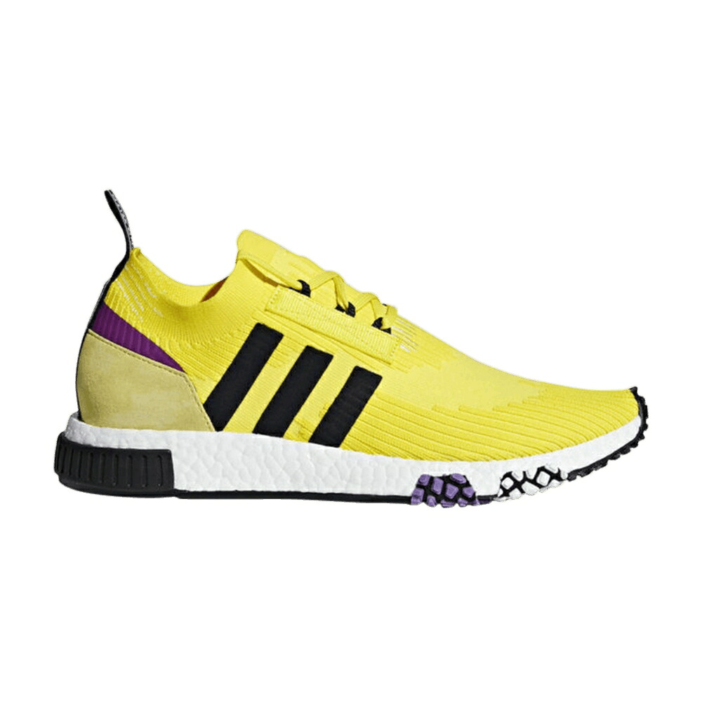 アディダス 黄味がかった 黄色 中核グループ 黒いこと 黒いこと ぼうぜん自失 NMD_RACER \u0027LAKERS\u0027 スニーカー メンズ ADIDAS PK / SOLAR YELLOW CORE BLACK SHOCK