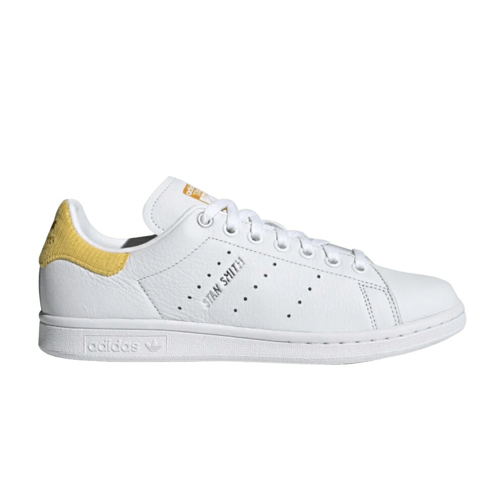 アディダス 白いこと 白いこと しろがね色 しろがね色 姿勢為損ない \u0027WHITE YELLOW\u0027 スニーカー レディース ADIDAS WMNS STAN SMITH CORN / CLOUD WHITE SILVER METALLIC CORN