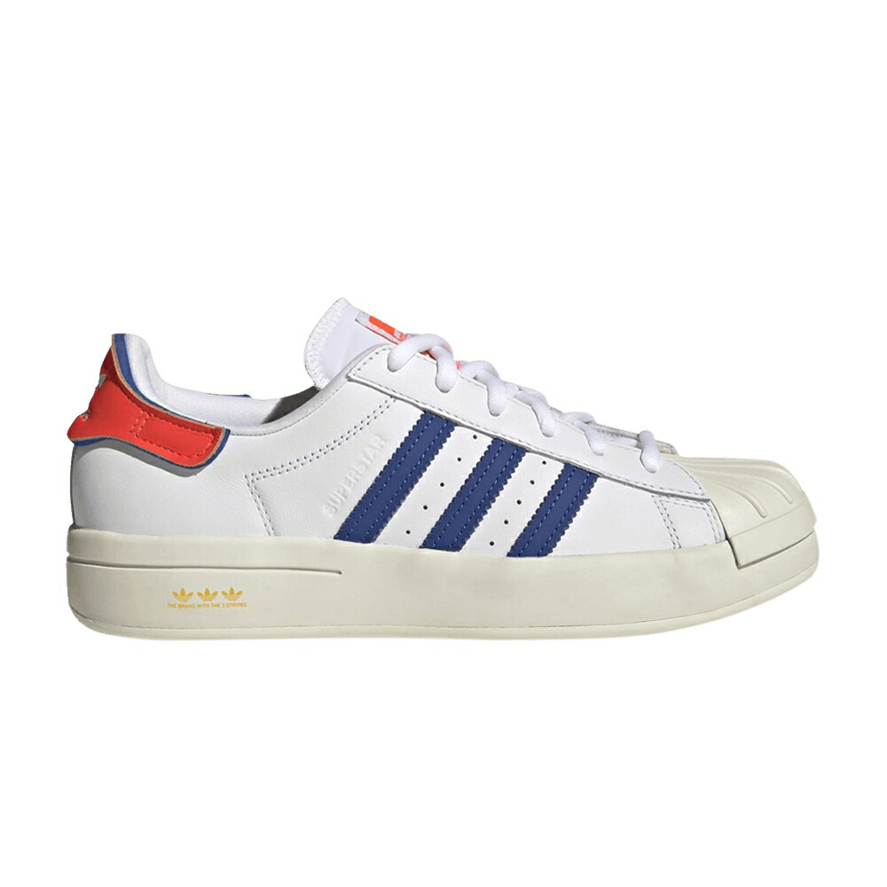 アディダス スーパースター 赤 レッド 白色 ホワイト 青色 ブルー 'WHITE ROYAL' スニーカー レディース ADIDAS WMNS SUPERSTAR AYOON SOLAR RED / OFF WHITE SOLAR RED ROYAL BLUE