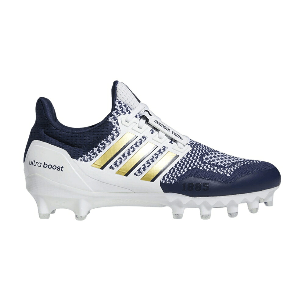 アディダス 紺色 米国海軍 ゴールド 1.0 \u0027GEORGIA TECH\u0027 スニーカー メンズ ADIDAS ULTRABOOST CLEAT / COLLEGIATE NAVY GOLD METALLIC