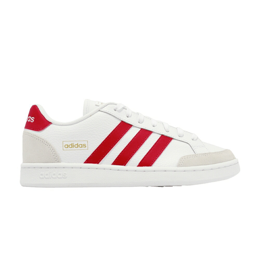 アディダス グランド コート 白色 ホワイト 'WHITE SCARLET' スニーカー メンズ ADIDAS GRAND COURT SE / CLOUD WHITE SCARLET CHALK WHITE｜スニケス