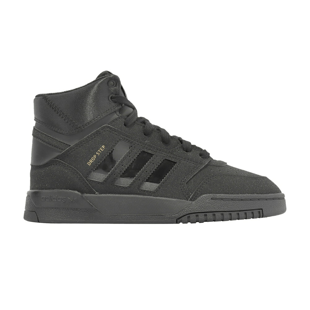 アディダス チーム コア 黒色 ブラック ゴールド 'BLACK GOLD' スニーカー メンズ ADIDAS DROP STEP J TEAM / CORE BLACK TEAM GOLD CORE BLACK